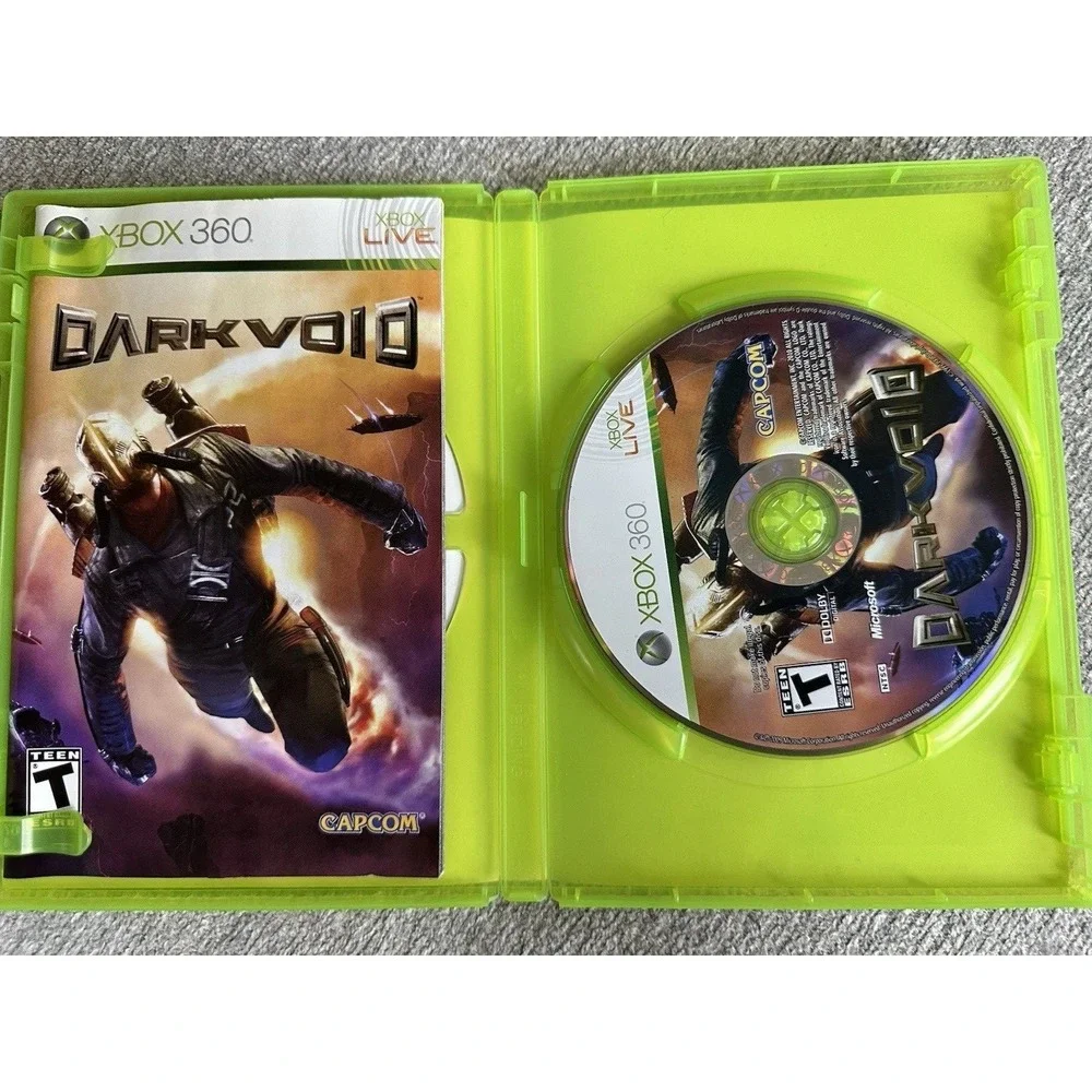 Dark Void Xbox 360 Capcom Sci-Fi Action Shooter Jetpack Flight Game CIB NTSC